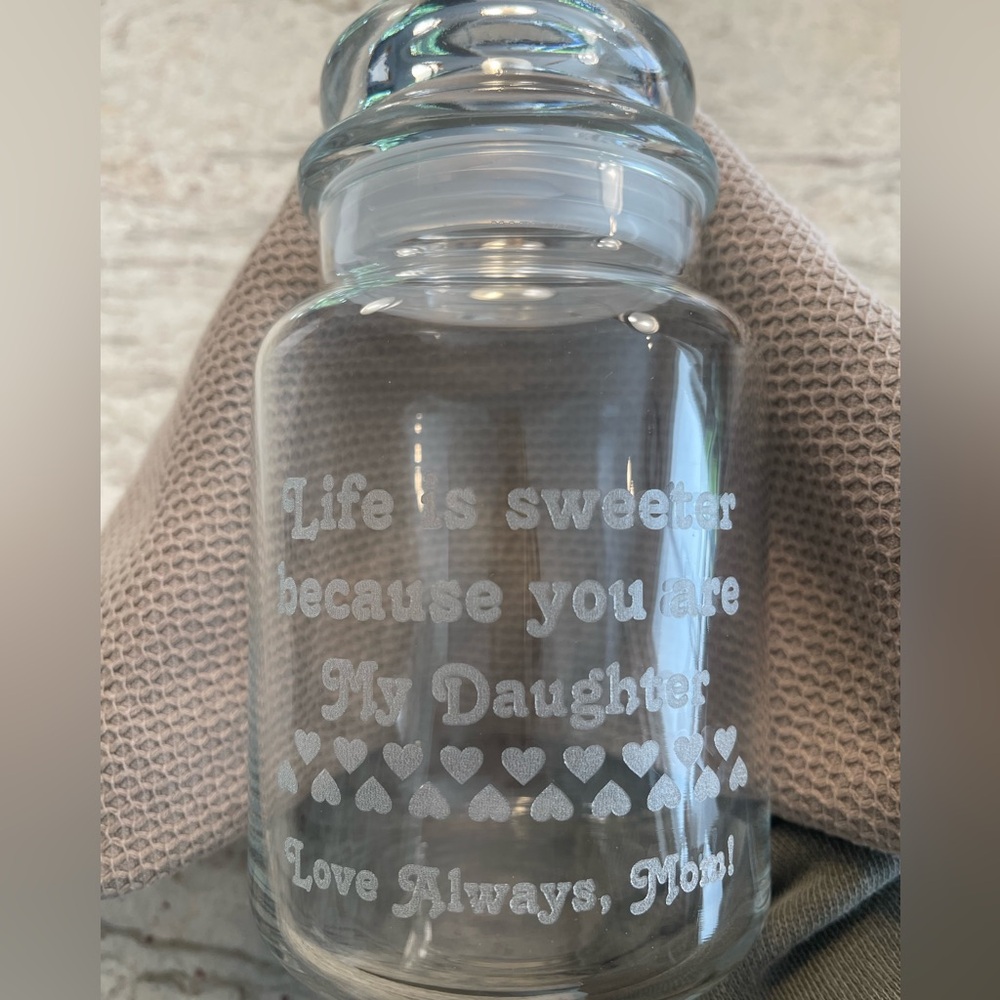 🍬 Mother-Daughter Candy Jar 🍬